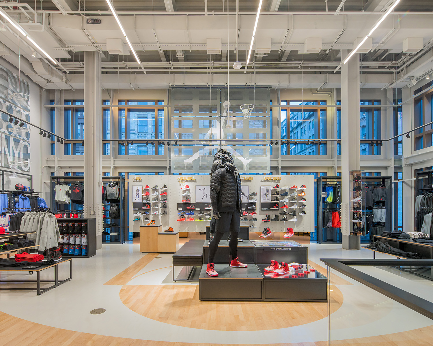 nike store layout