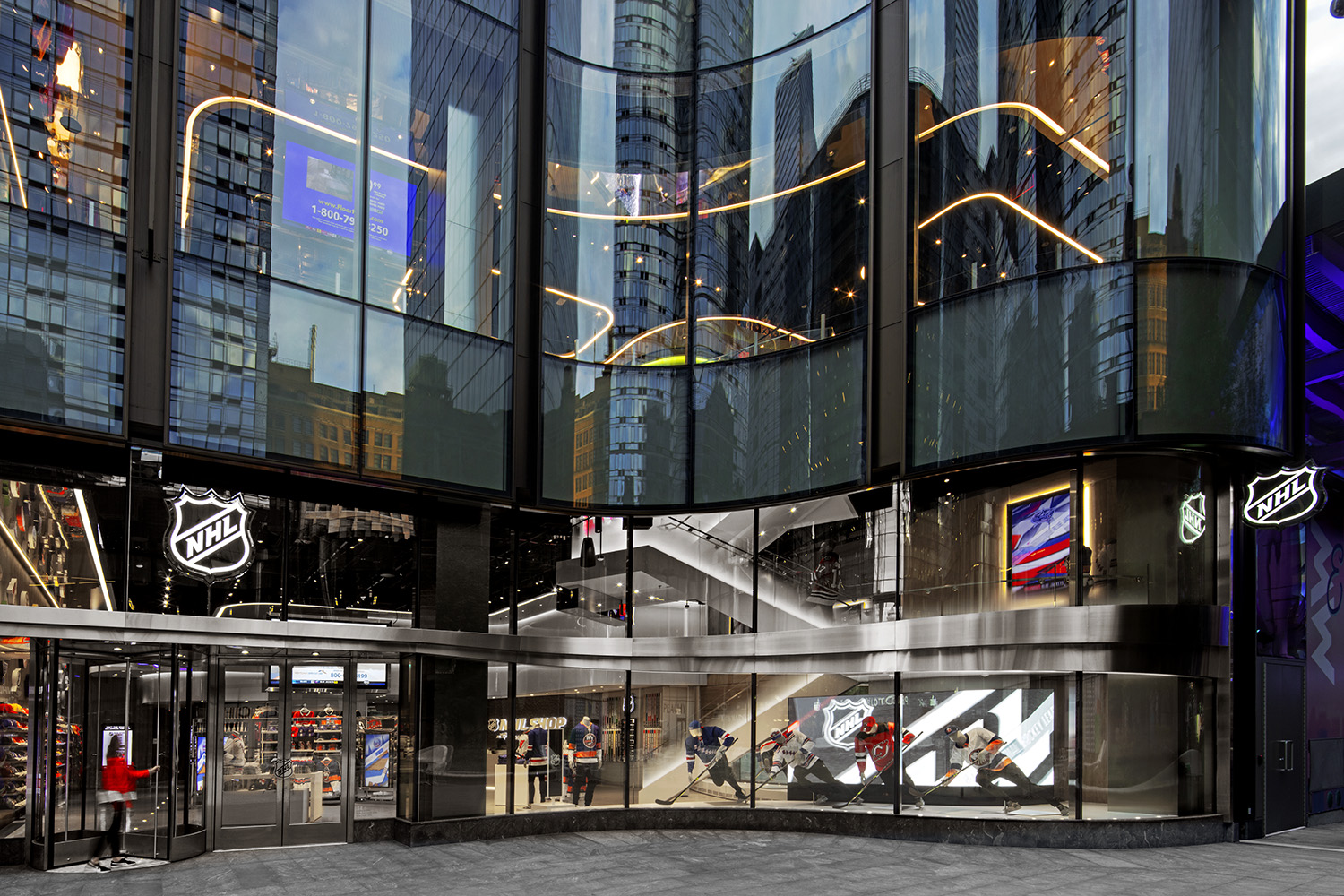 The NHL Shop Decoration in Manhattan Editorial Image - Image of