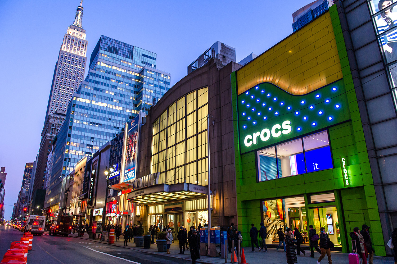 crocs on 34th street