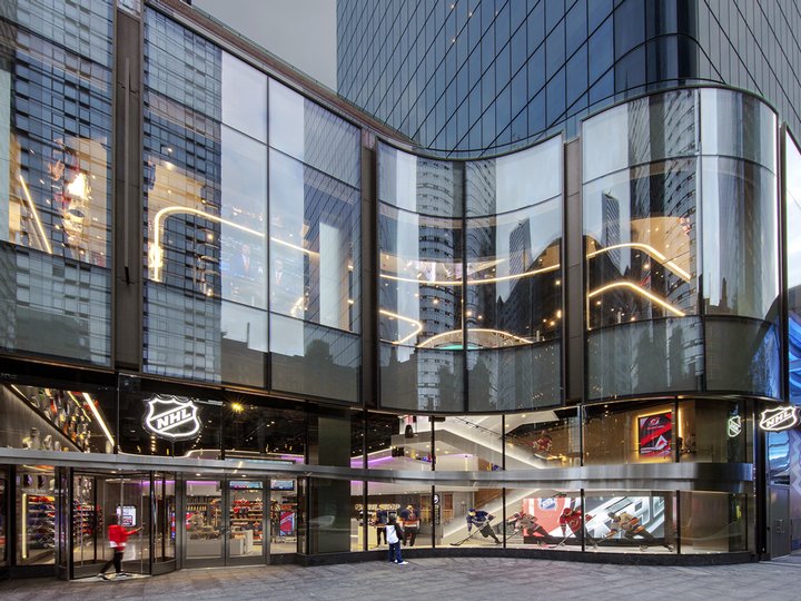 NHL Store opening in Manhattan 